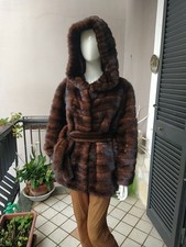 rim a modello 2025 nuova artigiano propone pelliccia visone Mogano nuovo tg 44