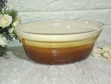 VINTAGE TERRINA TERRACOTTA TIPICA CUCINA FRANCESE NORMANDIA PIATTO DA FORNO  