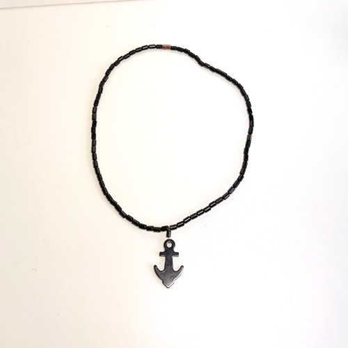 Collana pietra ematite - pietra,