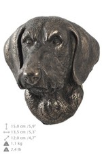 Bassotto a pelo duro - statua