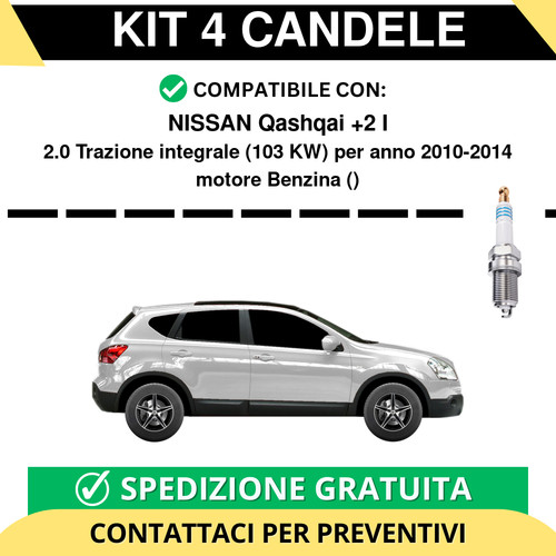 Kit candele per nissan - kit,