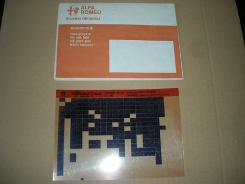 Alfa romeo catalogo ricambi - alfa,