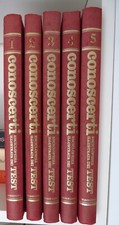CONOSCERTI Enciclopedia Illustrata dei Test - Sonzogno 1986 / Completa 5 Volumi