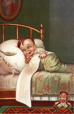 E. COLOMBO - Bambino, Child - Bambolotto, Baby Doll - Scritta - #268