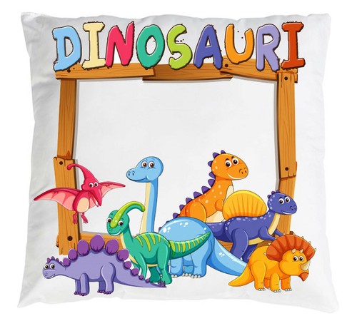 Dinosauro cuscino cameretta - dinosauro,