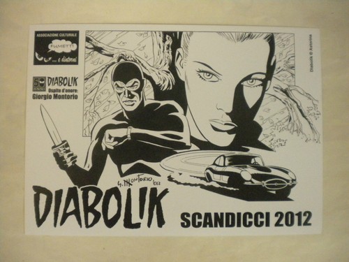 Diabolik cartolina mostra - diabolik,