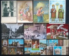 Fede, Devozione e Iconografia Sacra - Lotto di 39 Vintage Cartoline Religiose
