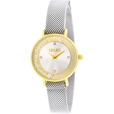 Orologio Donna LIU JO Luxury MINI DANCING SLIM TLJ2413 Acciaio Gold Swarovski