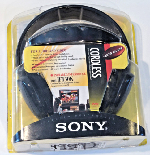 Sony mdr if130k - sony, cordless