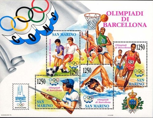 San marino 1992 olimpiadi - marino, di