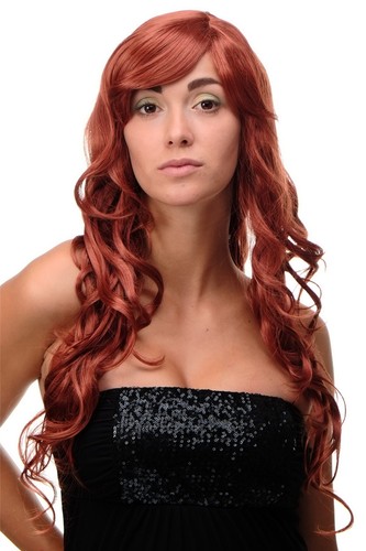 Parrucca rossa rame scuro - rossa,