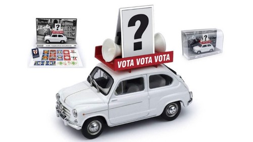 Fiat 600d elezioni politiche - fiat,