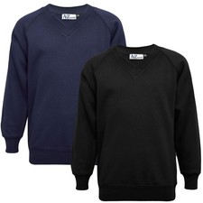 Ragazze Scout Scuola Uniforme 2 Confezione V Collo Maglione Maniche Lunghe Felpa