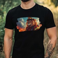 T-shirt uomo leone come