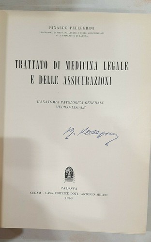 Trattato medicina legale e - di,