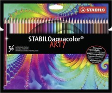 Pastello Acquarellabile STABILO Aquacolor Arty Confezione 36 Colori Assortiti