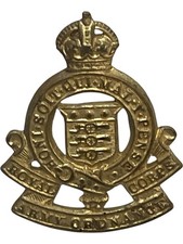 Royal Army Ordnance Corps Cap Badge Brass Military Collectable Vintage 1914-1945