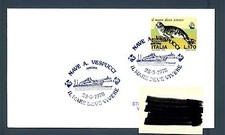 ITALIA REP. - 1978 - BUSTA -  170 L. - Salvaguardia del mare: foca monaca. Ancon