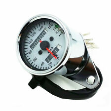 Moto universale LED KM / H Contachilometri tachimetro Gauge Cafe Racer Dirt bike