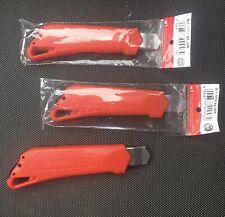 Taglierino Cutter da Lavoro Professionale 18mm Set 3pz - WÜRTH 071566 210