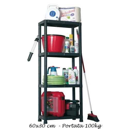 Scaffale resina ripiani - scaffale,