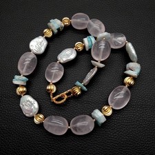 Collane Girocollo Quarzo Rosa