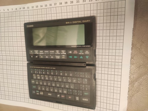 Casio 7500 digital diary - casio,