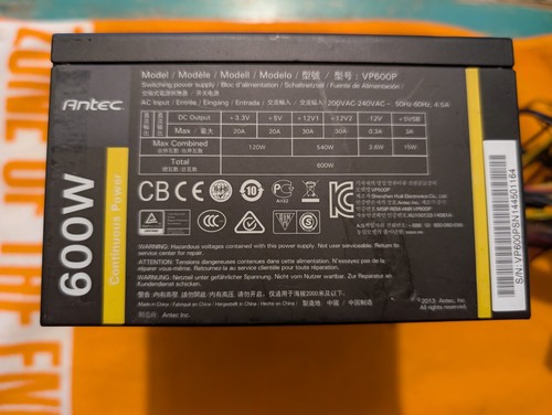 Alimentatore antec vp600p - antec,