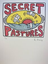 KEITH HARING COA poster stampa artistica originale vintage litografia firmato edizione limitata 