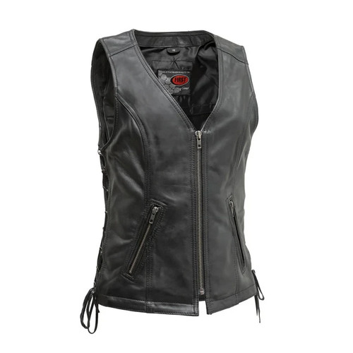 Cindy gilet moto in pelle - gilet,