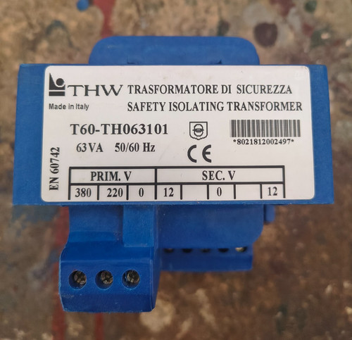 Trasformatore sicurezza thw - sicurezza,