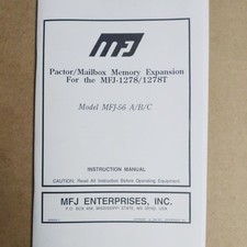 MFJ-56 A/B/C Pactor/Mailbox