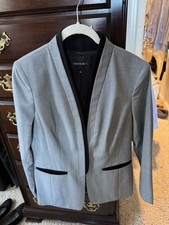 Blazer donna grigio e nero