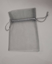 BUSTE SACCHETTO IN ORGANZA GRIGIO 17X12 CM