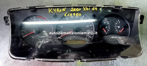 Quadro strumenti ssangyong - quadro,
