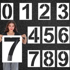 Set stencil numero grande - set, 18