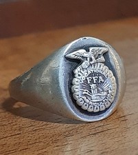 Anello argento college 1948