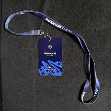 PASS+LANYARD FINALE ORIGINALE UEFA CHAMPIONS LEAGUE MUNICH 2025 INTER-PSG