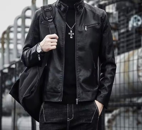 Giacca pelle uomo - uomo, cool
