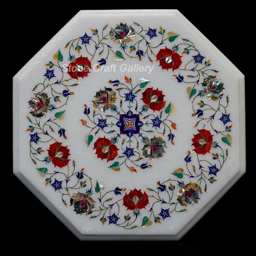 Tavolo laterale marmo - in, 15"