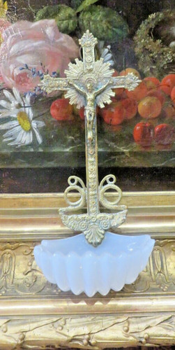 Rare ancien benitier epoque - ancien,