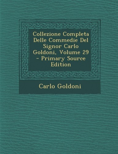 Goldoni collezione completa - goldoni,