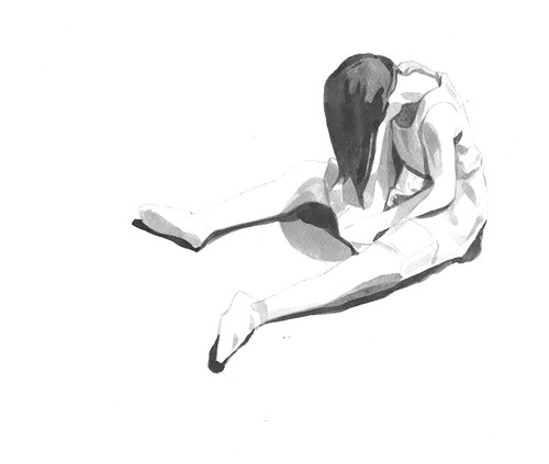 Triste ragazza quadro - triste,