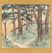 QUADRO GIAPPONESE PAESAGGIO DA