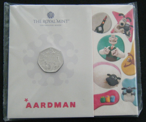 2026 anni aardman 50p - 2026,