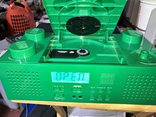 Lego Lettore CD Mattone Verde Stereo Boom Box Radio AM/FM LG11005 - FUNZIONA BENE RARO