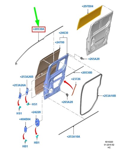 Striscia meteo porta