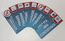 TARGHETTA SEGNALETICA ADESIVA