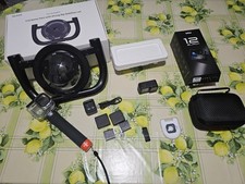 GoPro Hero 12 + 2 batterie aggiuntive e caricabatterie + dome + accessori 