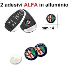 2 adesivi ALFA ROMEO  14. mm